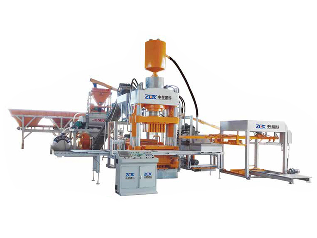 Série de machines à briques hydrauliques unidirectionnelles 